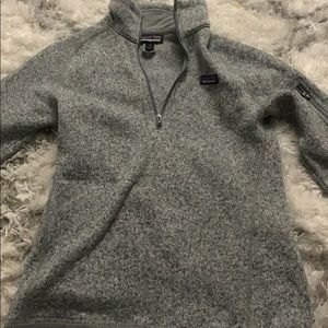grey patagonia fleece